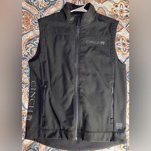 Pre-owned mens Cinch Black bonded Jacket like new SIZE MEDIUM